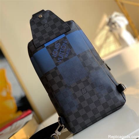 louis vuitton navy leather bag|louis vuitton sling bag blue.